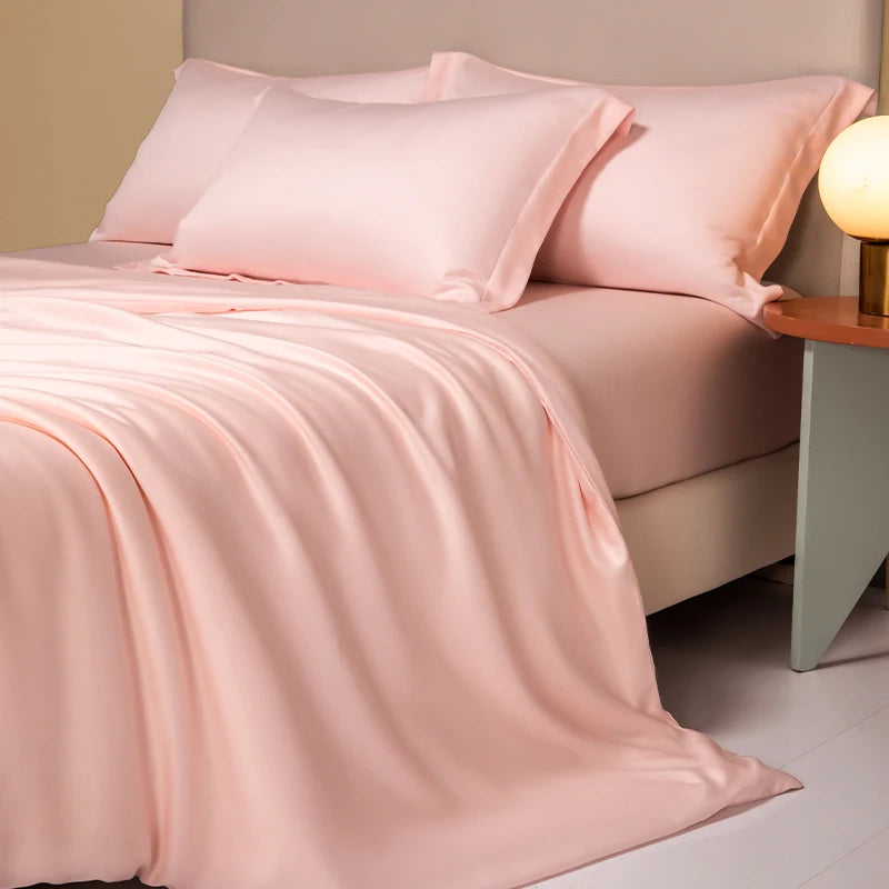 Luxury 100% Egyptian Cotton Bed Sheets Set Ultra Soft 1000 Thread Count Comfor & Durable Bed Sheet Fitted Sheet Pillowcase Solid