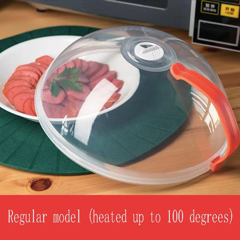 10.5 inch Microwave Cover Foldable Microwave Lid Heat Resistant Splatter Collapsible Microwave Splatter Guard for Kitchen Gadget